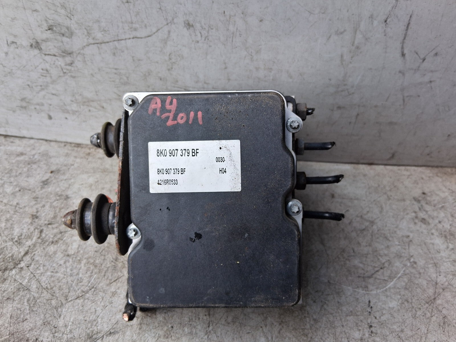 2011 AUDI A4 ABS PUMP CONTROL MODULE 8K0907379BF