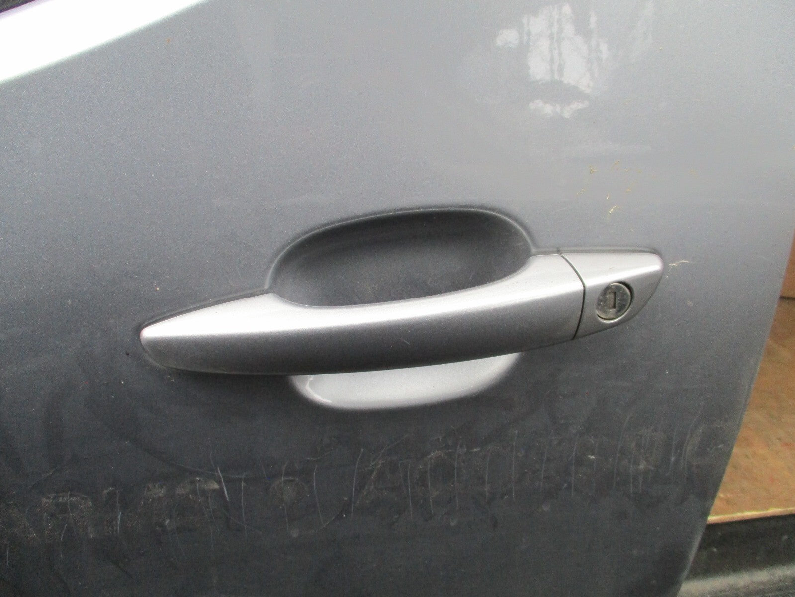 2019 VAUXHALL COMBO E MK4 NSF PASSENGER SIDE FRONT EXTERIOR DOOR HANDLE GREY KCA