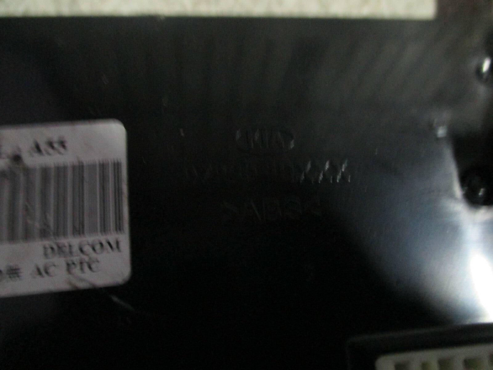 KIA CARENS 2009 MK2 HEATER CONTROL WITH CLOCK AND HAZARD SWITCH