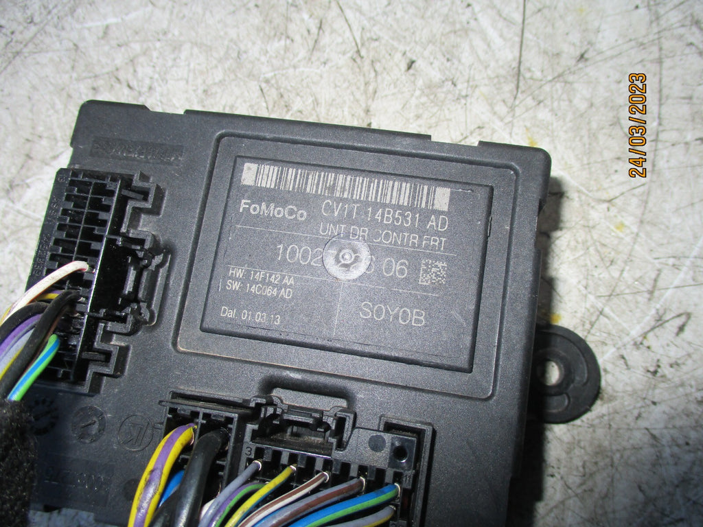 FORD B MAX 2013 OSF DRIVER SIDE FRONT DOOR DOOR CONTROL MODULE CV1T14B531AD