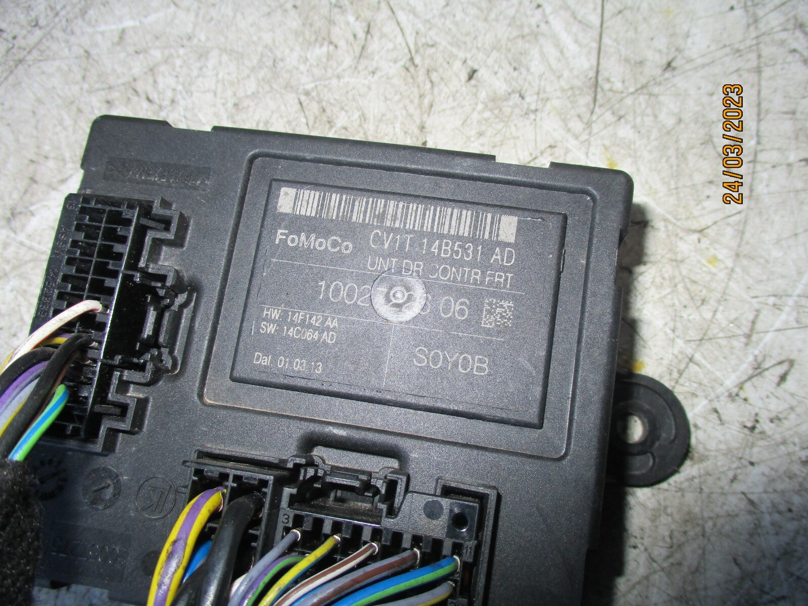 FORD B MAX 2013 OSF DRIVER SIDE FRONT DOOR DOOR CONTROL MODULE CV1T14B531AD