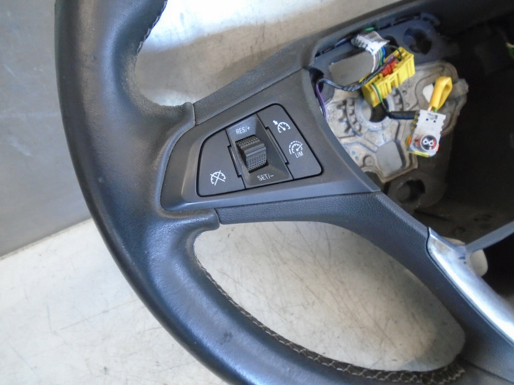 VAUXHALL ASTRA K MK7 2019 MULTIFUNCTION LEATHER STEERING WHEEL 39058749