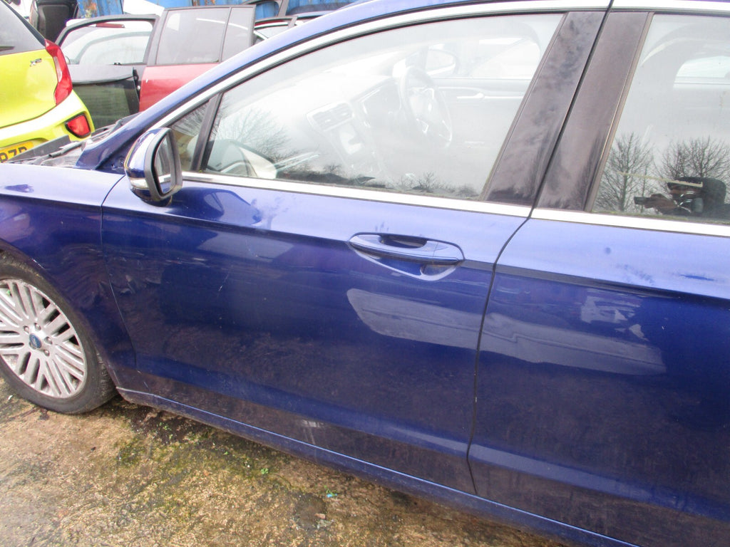 2017 FORD MONDEO MK5 NSF PASSENGER SIDE FRONT BARE DOOR BLUE LD