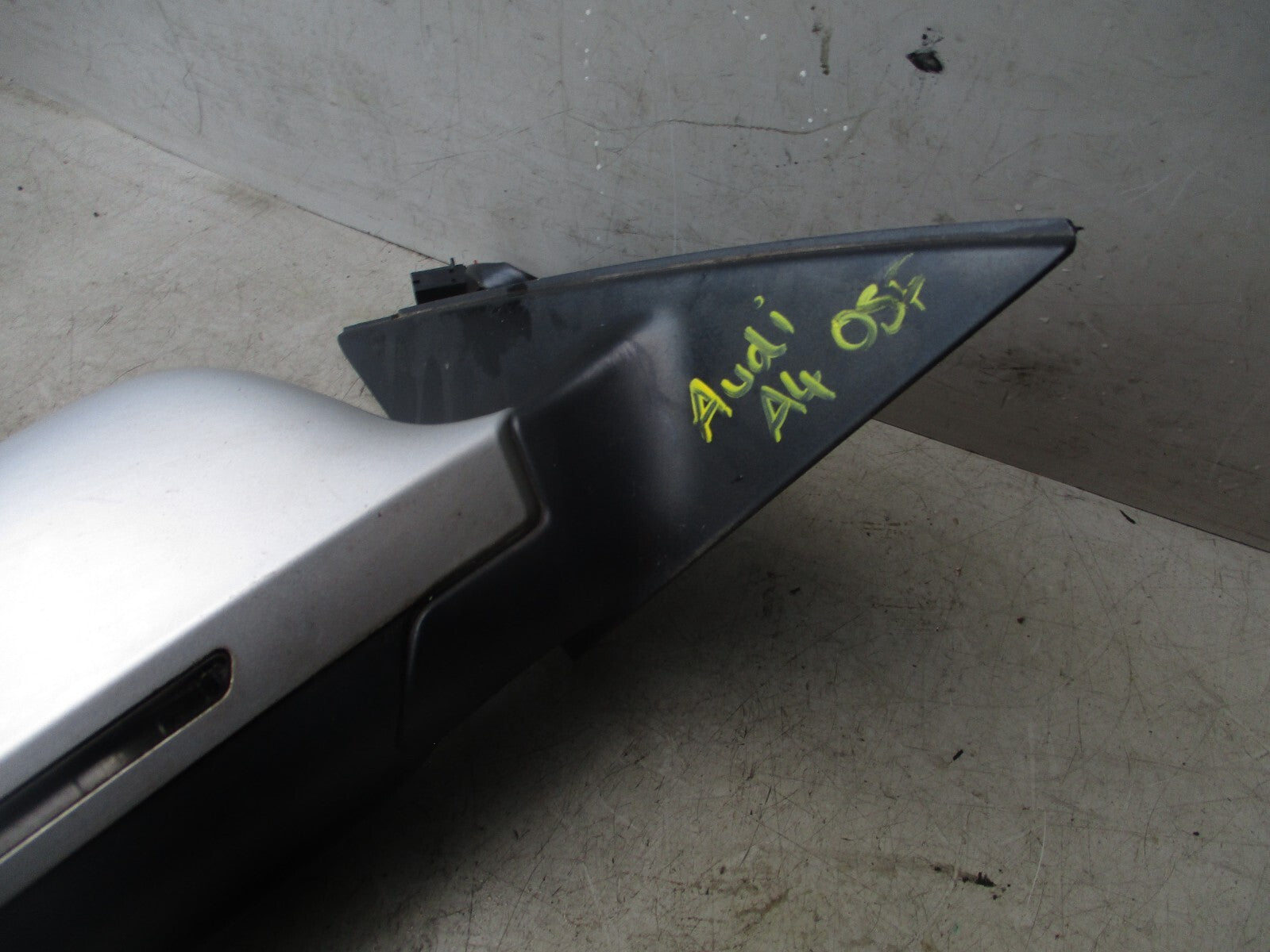 2008 AUDI A4 B8 OSF DRIVER SIDE FRONT ELECTRIC WING MIRROR SILVER LX7W