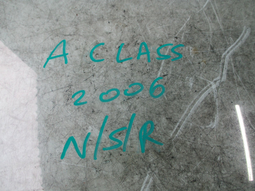 MERCEDES-BENZ A-CLASS 2006 W169 NSR REAR PASSENGER SIDE WINDOW GLASS E143R001583