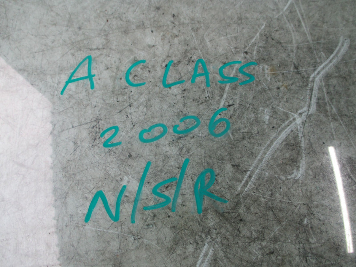 MERCEDES-BENZ A-CLASS 2006 W169 NSR REAR PASSENGER SIDE WINDOW GLASS E143R001583