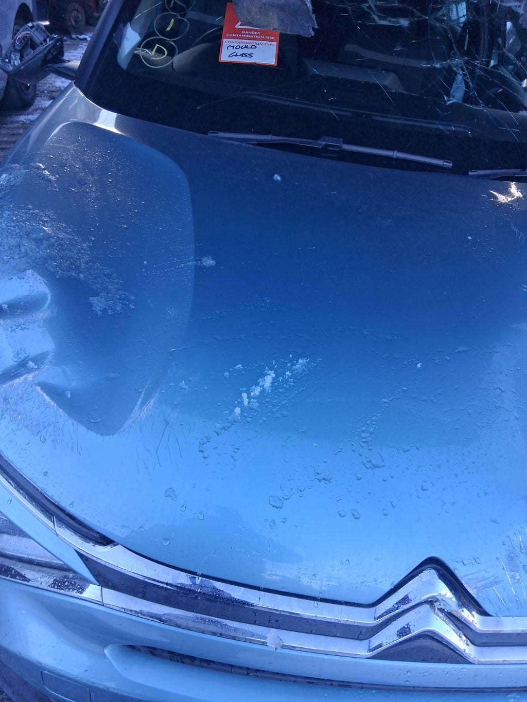 2023 CITROEN C4 MK3 FRONT BONNET HOOD PANEL OLBIA BLUE EQN