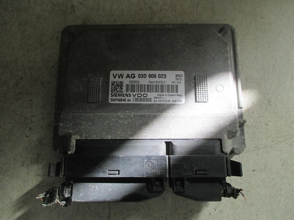 VW VOLKSWAGEN POLO 9N3 2009 ECU ENGINE CONTROL MODULE UNIT 03D906023