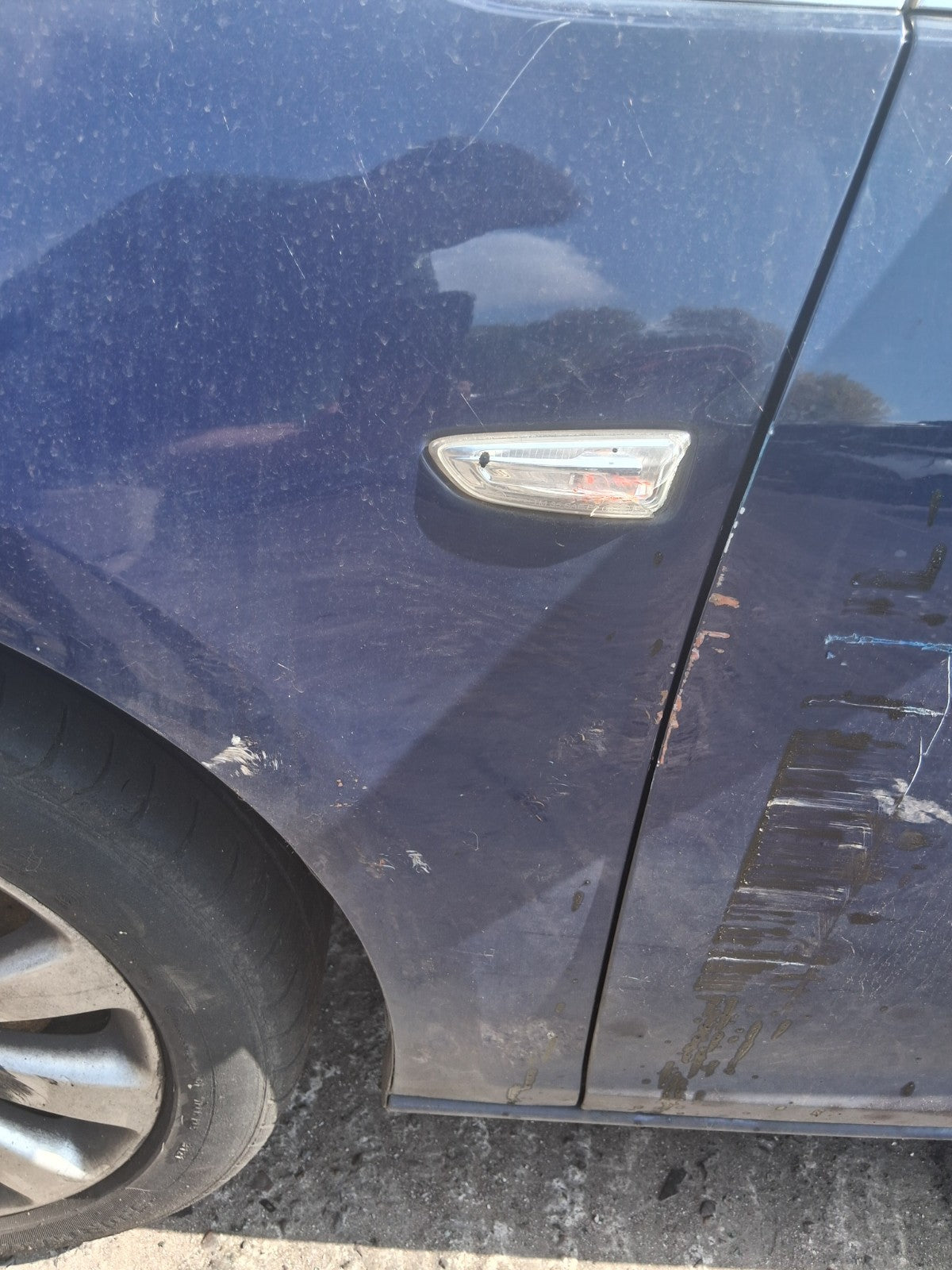 2013 VAUXHALL ASTRA J ESTATE NSF PASSENGER SIDE FRONT LEFT WING PANEL BLUE