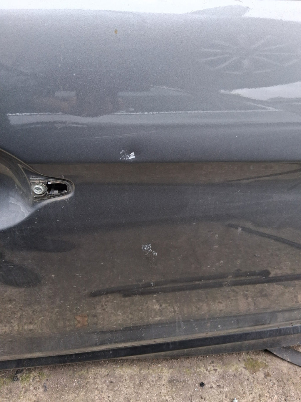 2020 MITSUBISHI ASX OSF DRIVER SIDE FRONT BARE DOOR SHELL TITANIUM GREY METALLIC