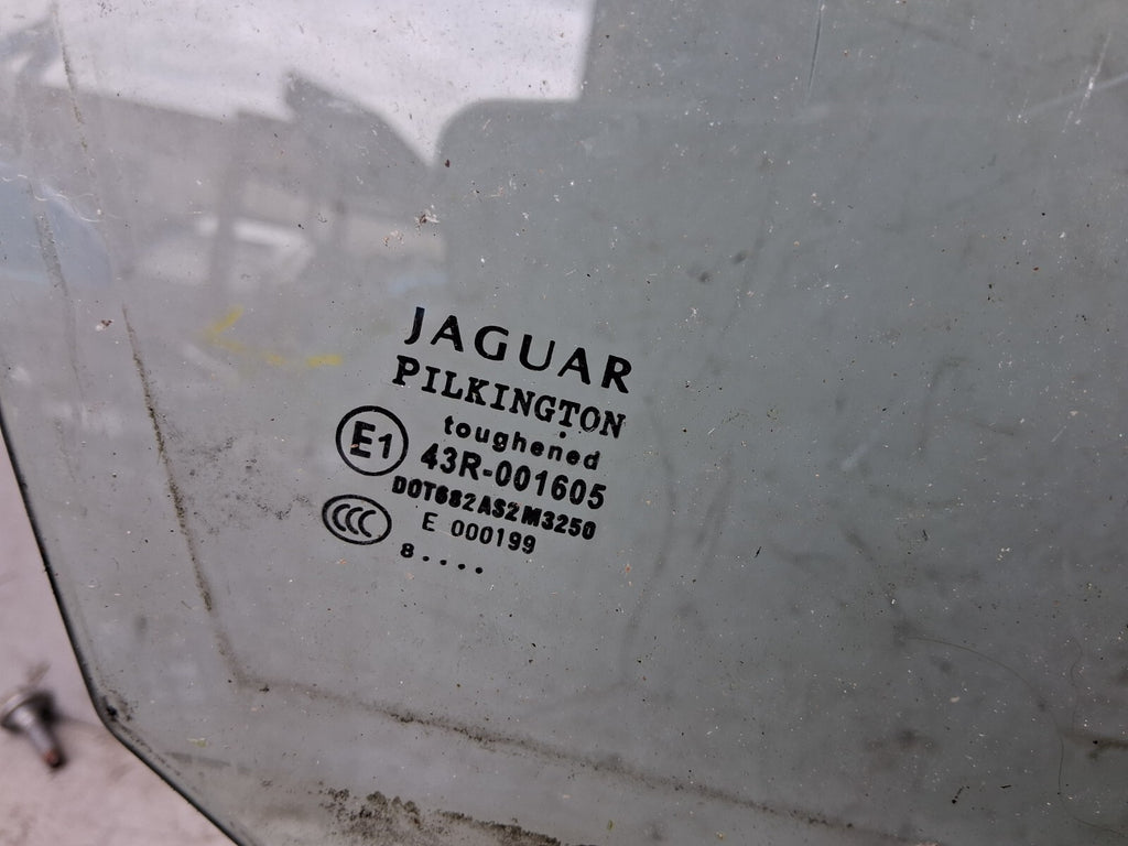 2009 JAGUAR XF X250 OSF DRIVER SIDE FRONT RIGHT WINDOW GLASS 43R001605