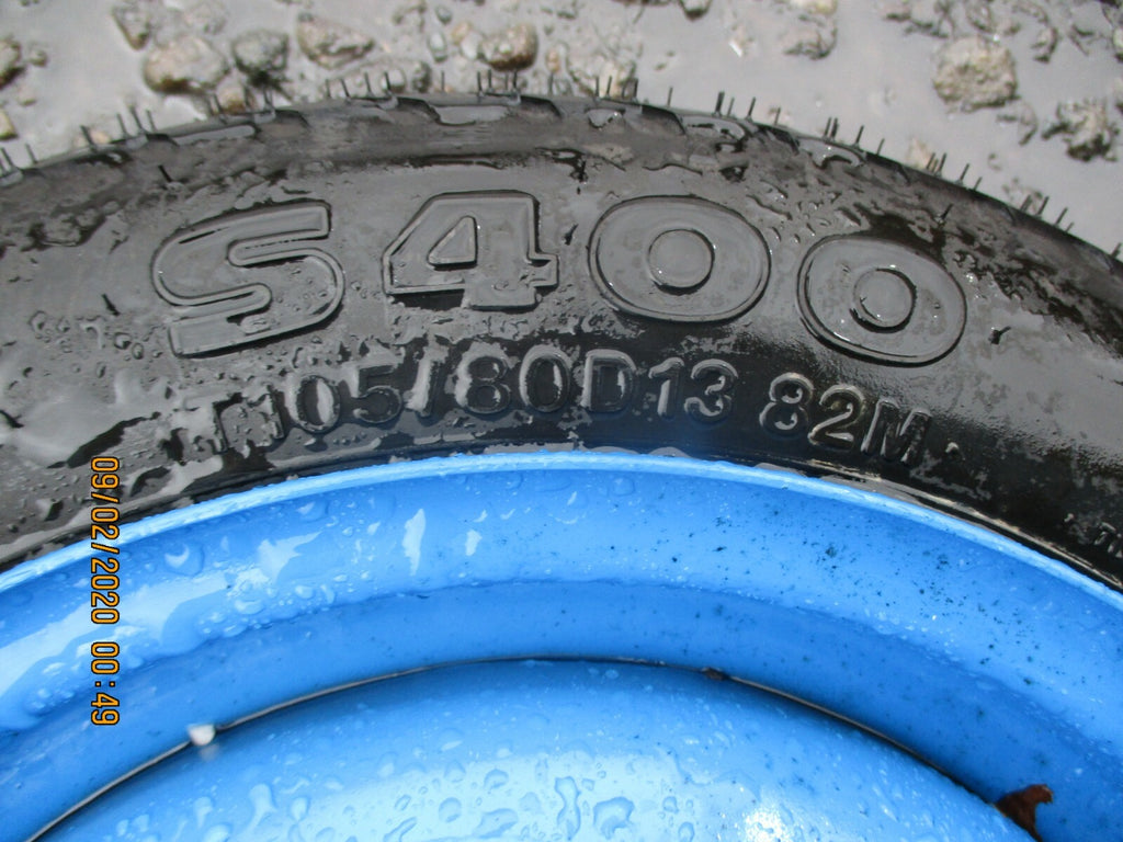 DAEWOO MATIZ 2004 SPACE SAVER WHEEL & TYRE 4 STUD 105 80 D13