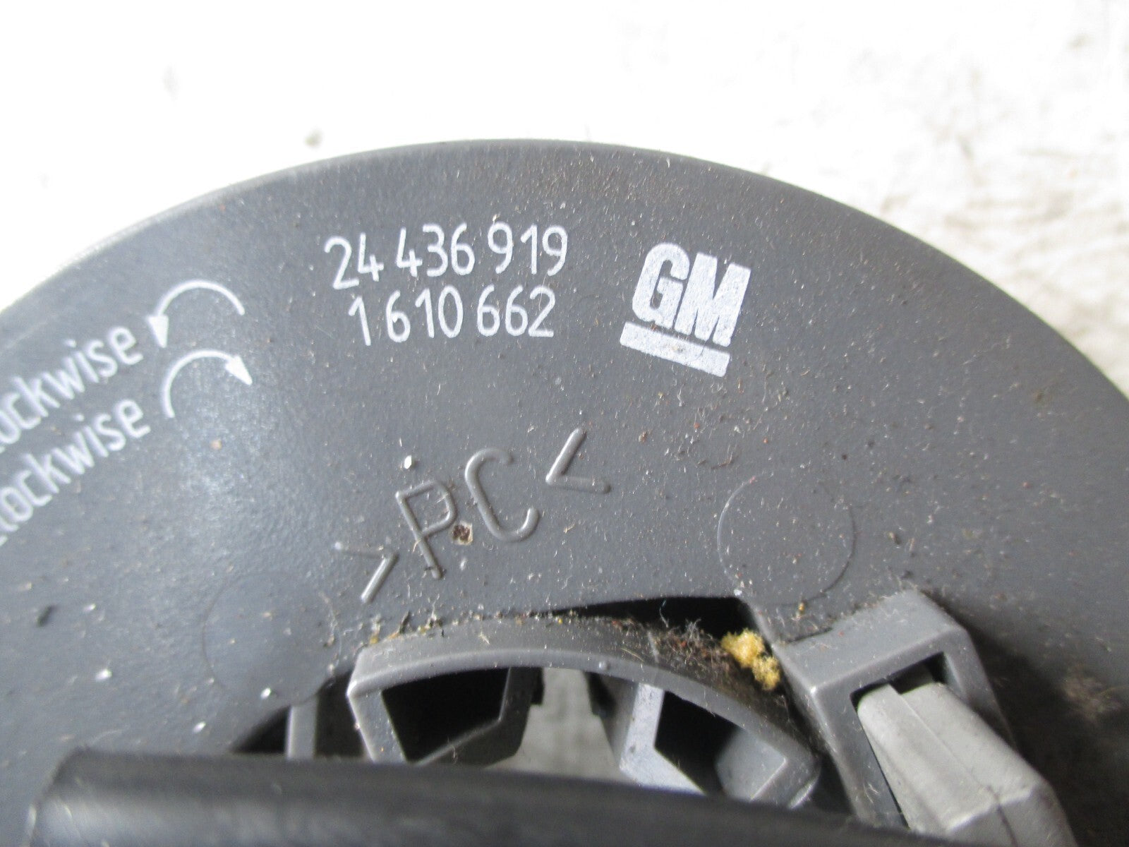 VAUXHALL  MK1 2005 INDICATOR WIPER SWITCH STALKS  AIRBAG SQUIB 24436919