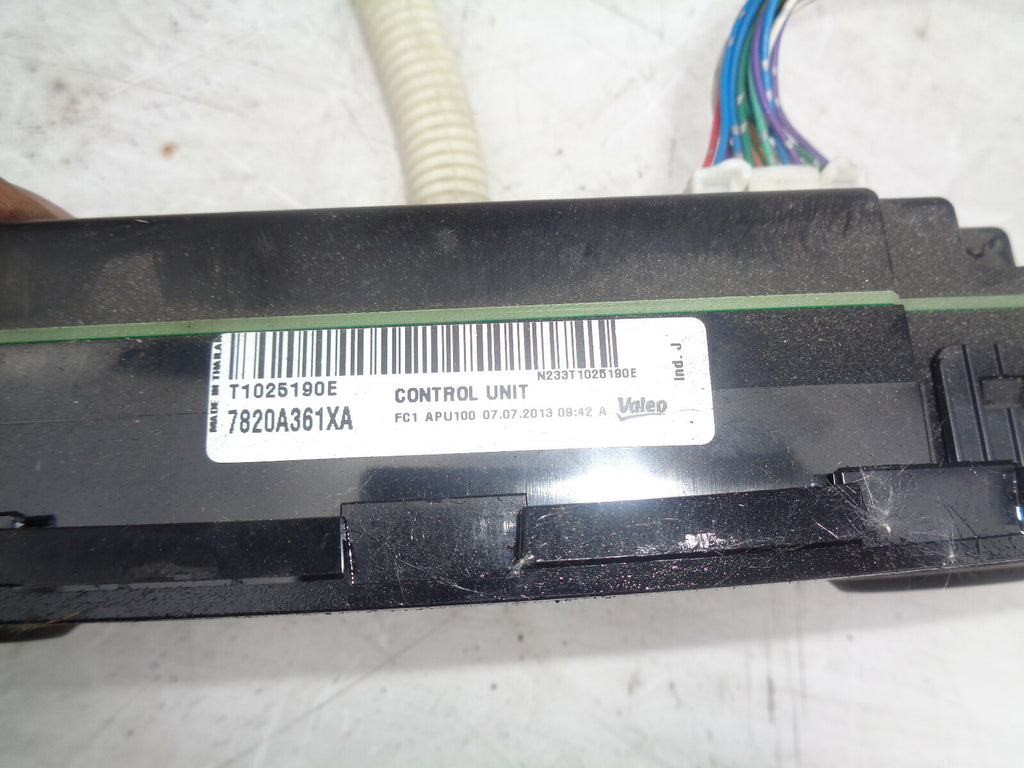 MITSUBISHI MIRAGE 2 MK6 2015 1.2 PETROL HEATER CLIMATE CONTROL SWITCH 7820A361XA