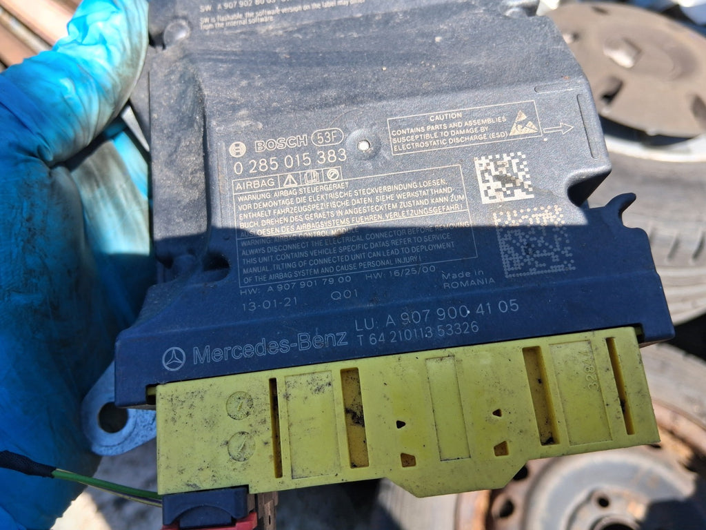 2021 MERCEDES SPRINTER W907 AIRBAG ECU CONTROL MODULE UNIT A9079004105