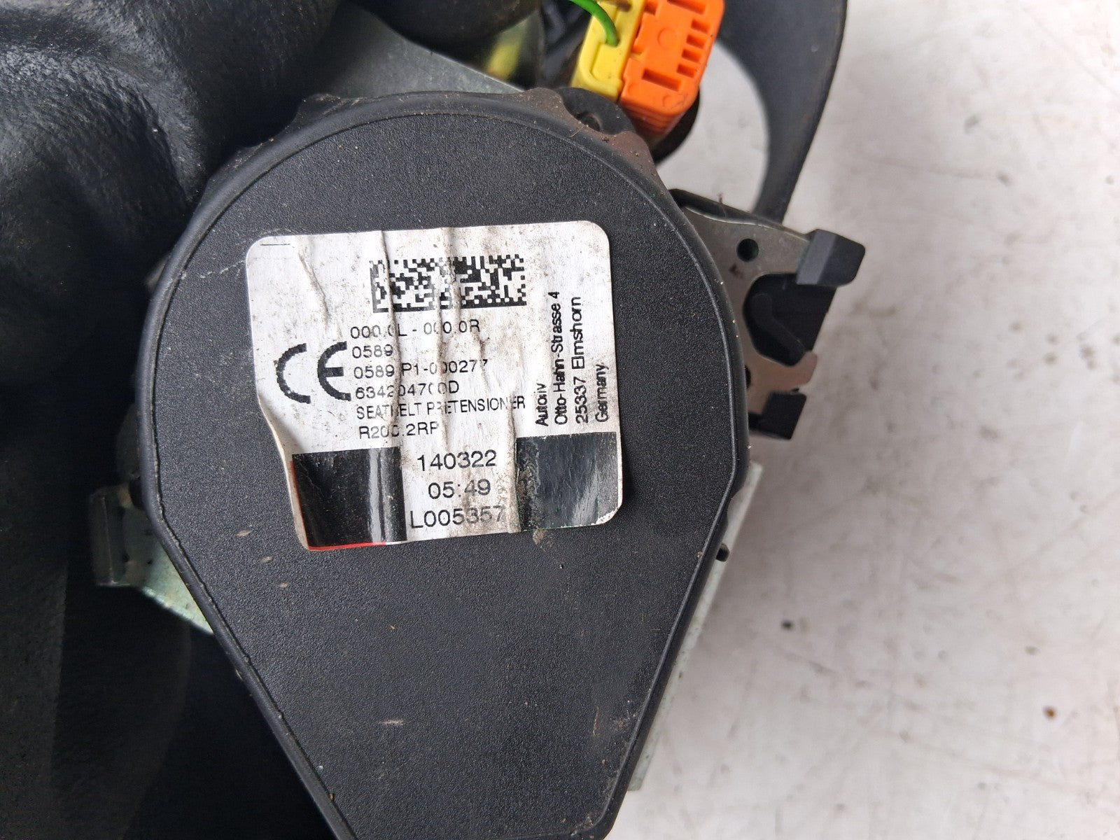 2023 MERCEDES SPRINTER W907 OSF DRIVER SIDE FRONT RIGHT SEAT BELT A9078600200