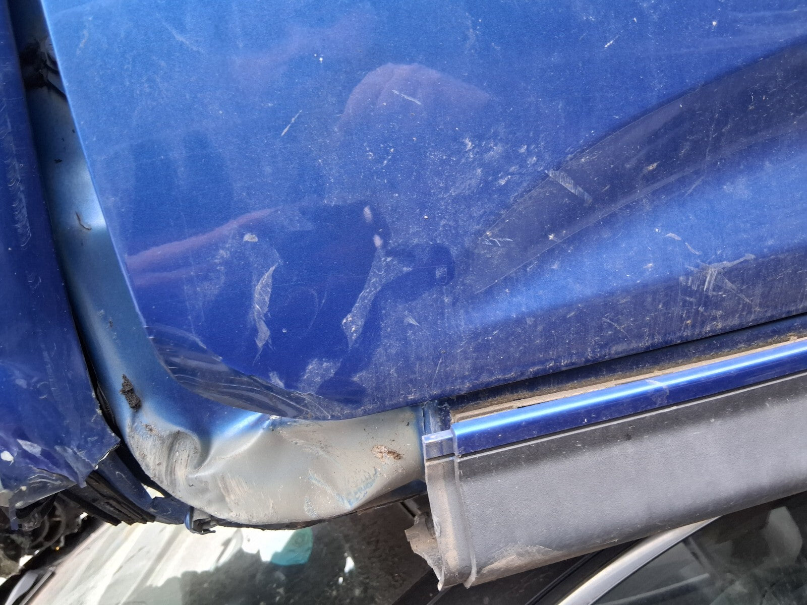 2021 MG 3 MK2 EXCLUSIVE NSF PASSENGER SIDE BARE DOOR REGAL MOUNTAIN BLUE 5JSJ