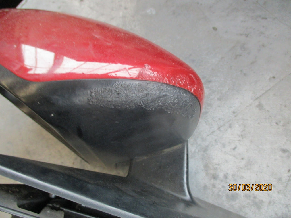 NISSAN QASHQAI J11 MK2 2018 NS PASSENGER SIDE ELECTRIC DOOR WING MIRROR MAROON