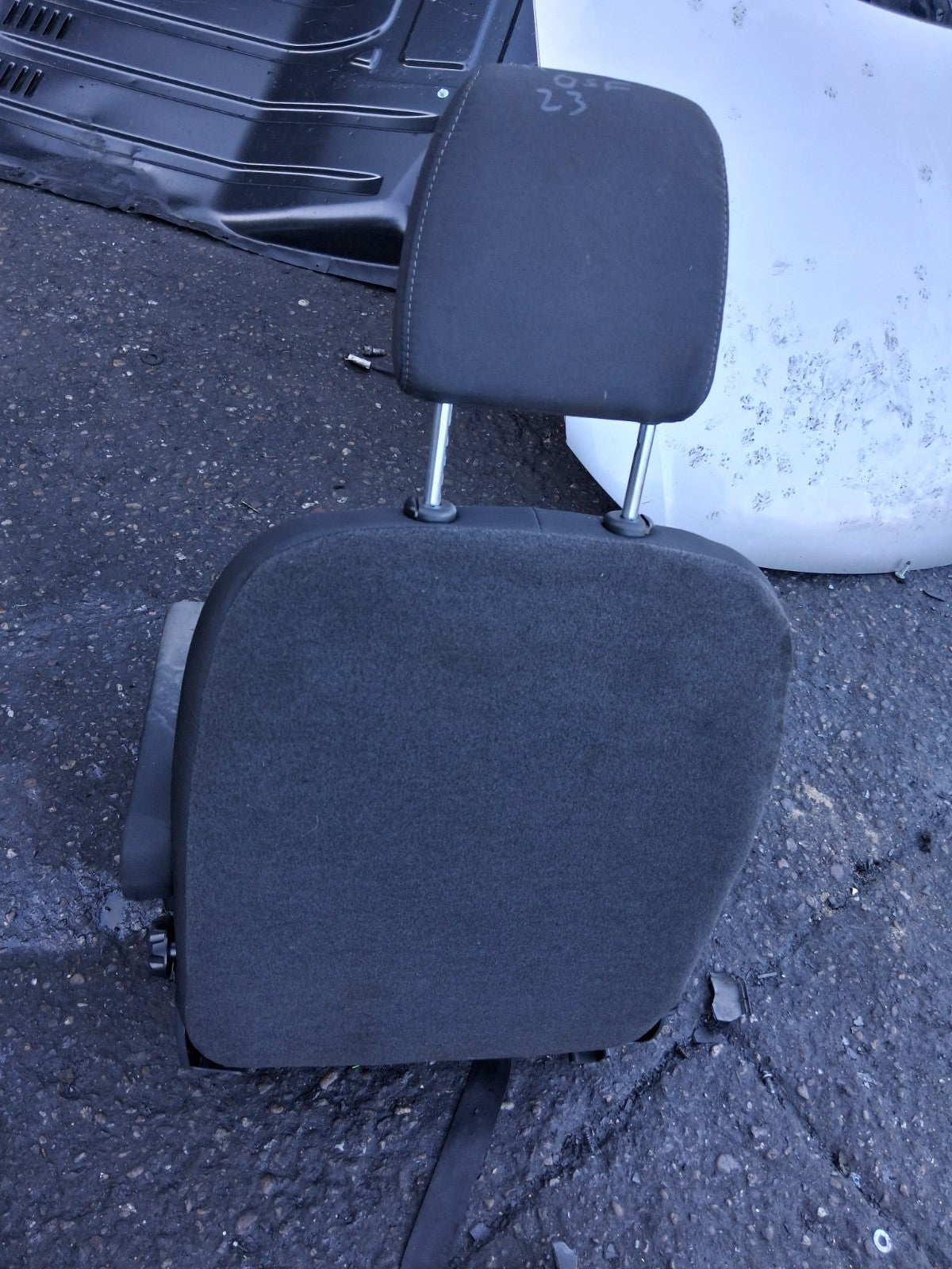2023 FORD TRANSIT 350 MK8 OSF DRIVER SIDE FRONT RIGHT COMPLETE SEAT FABRIC