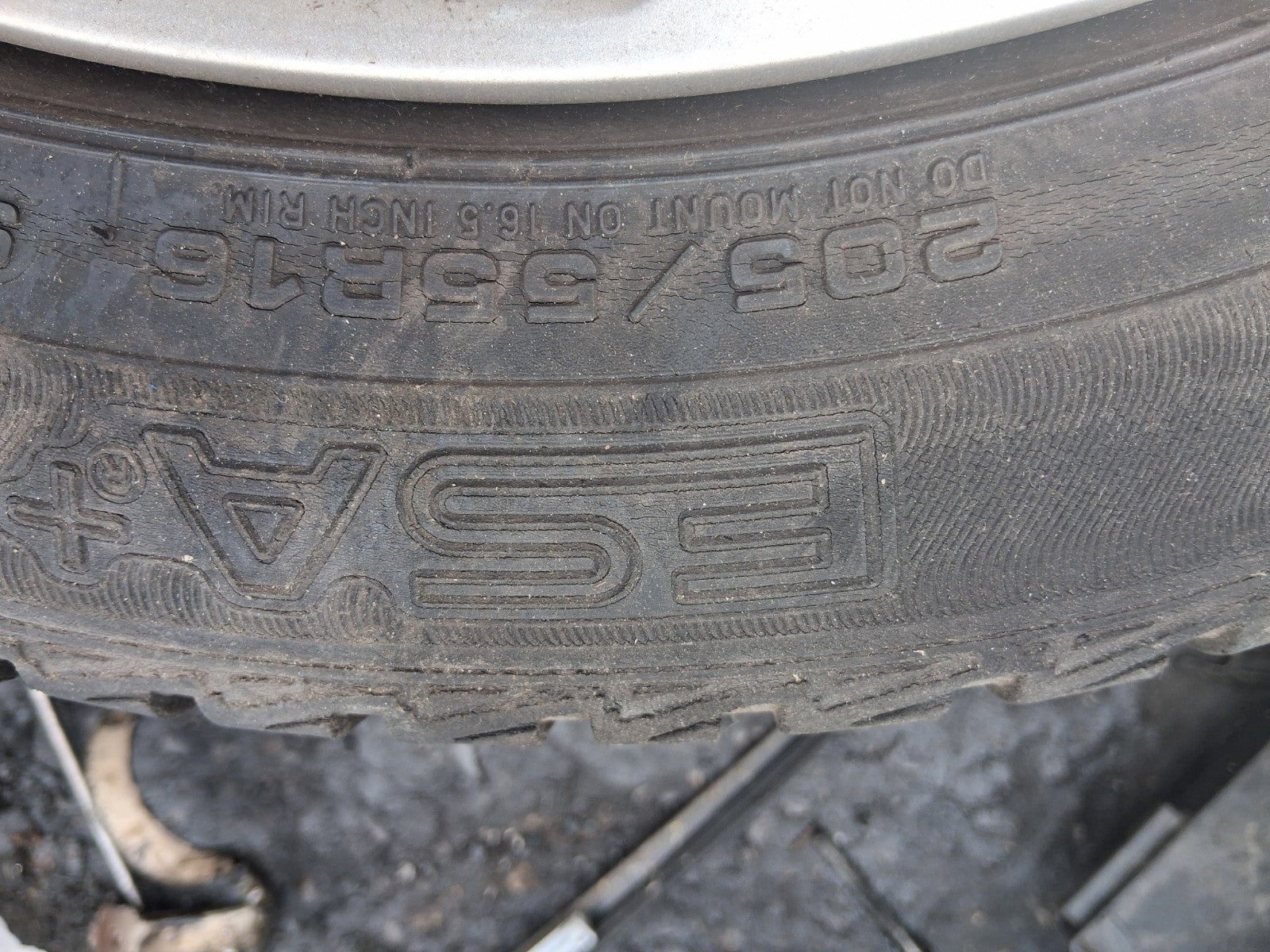 2005 HONDA CIVIC MK7 16 INCH ALLOY WHEEL WITH TYRE 205/55R16