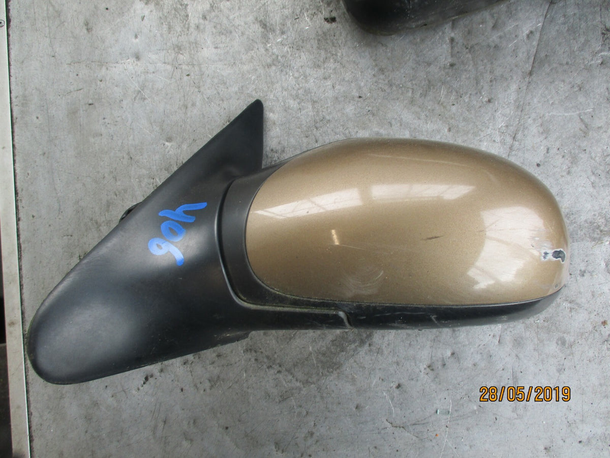 PEUGEOT 406 NS PASSENGER SIDE ELECTRIC WING MIRROR BROWN