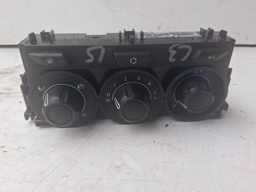2010 CITROEN C3 AC HEATER CLIMATE CONTROL PANEL SWITCH 78510001