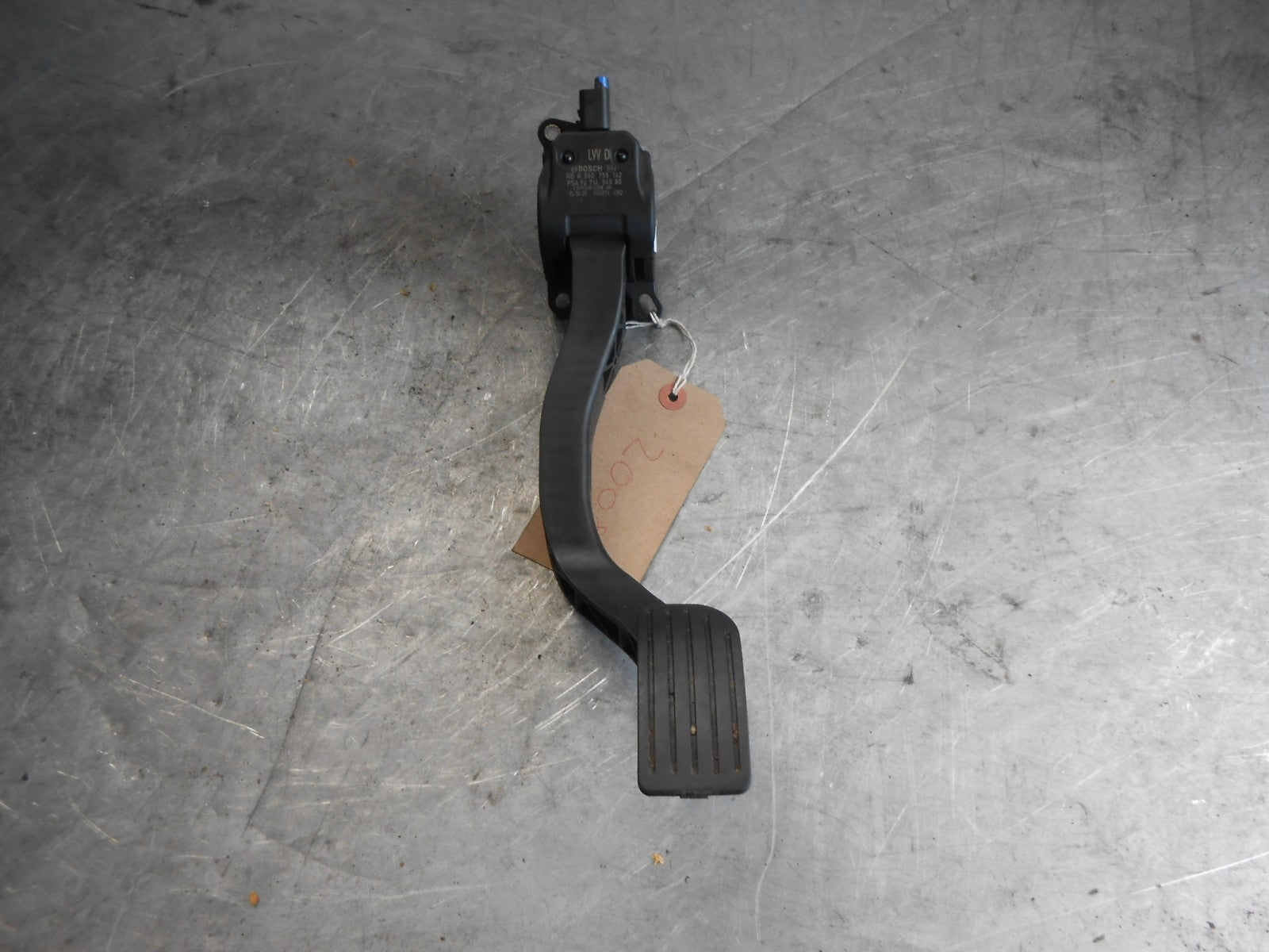 PEUGEOT 2008 1.6 BlueHDI (BHY) ELECTRIC ACCELERATOR PEDAL 9671434080