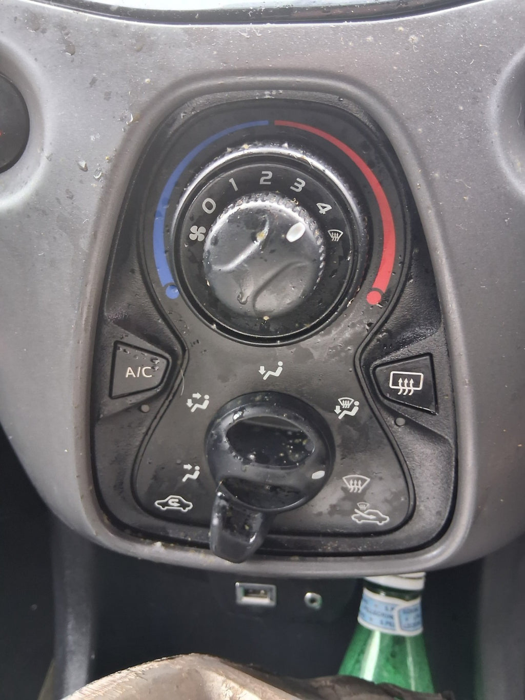 2019 PEUGEOT 108 3 DOOR MK2 AC HEATER CLIMATE CONTROL SWITCH PANEL