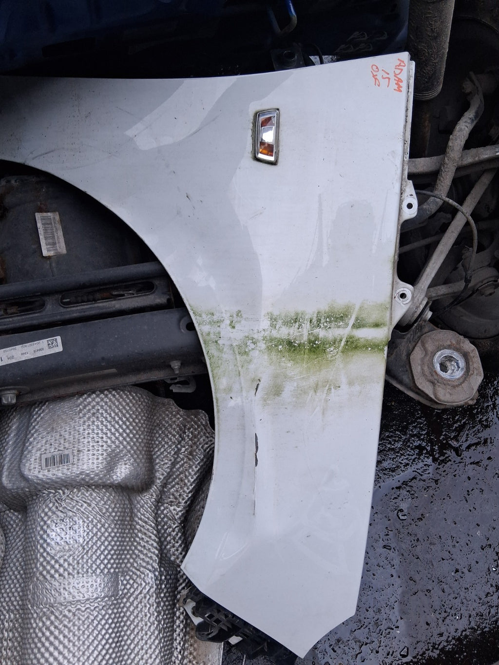 2015 VAUXHALL ADAM OSF DRIVER SIDE FRONT RIGHT WING PANEL GLACIER WHITE Z474