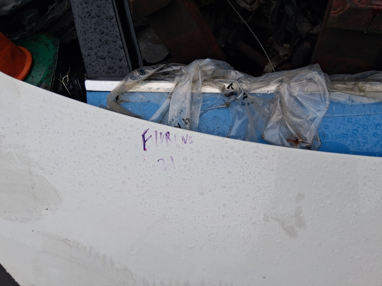 2021 FIAT FIORINO MK3 FRONT BONNET HOOD PANEL WHITE