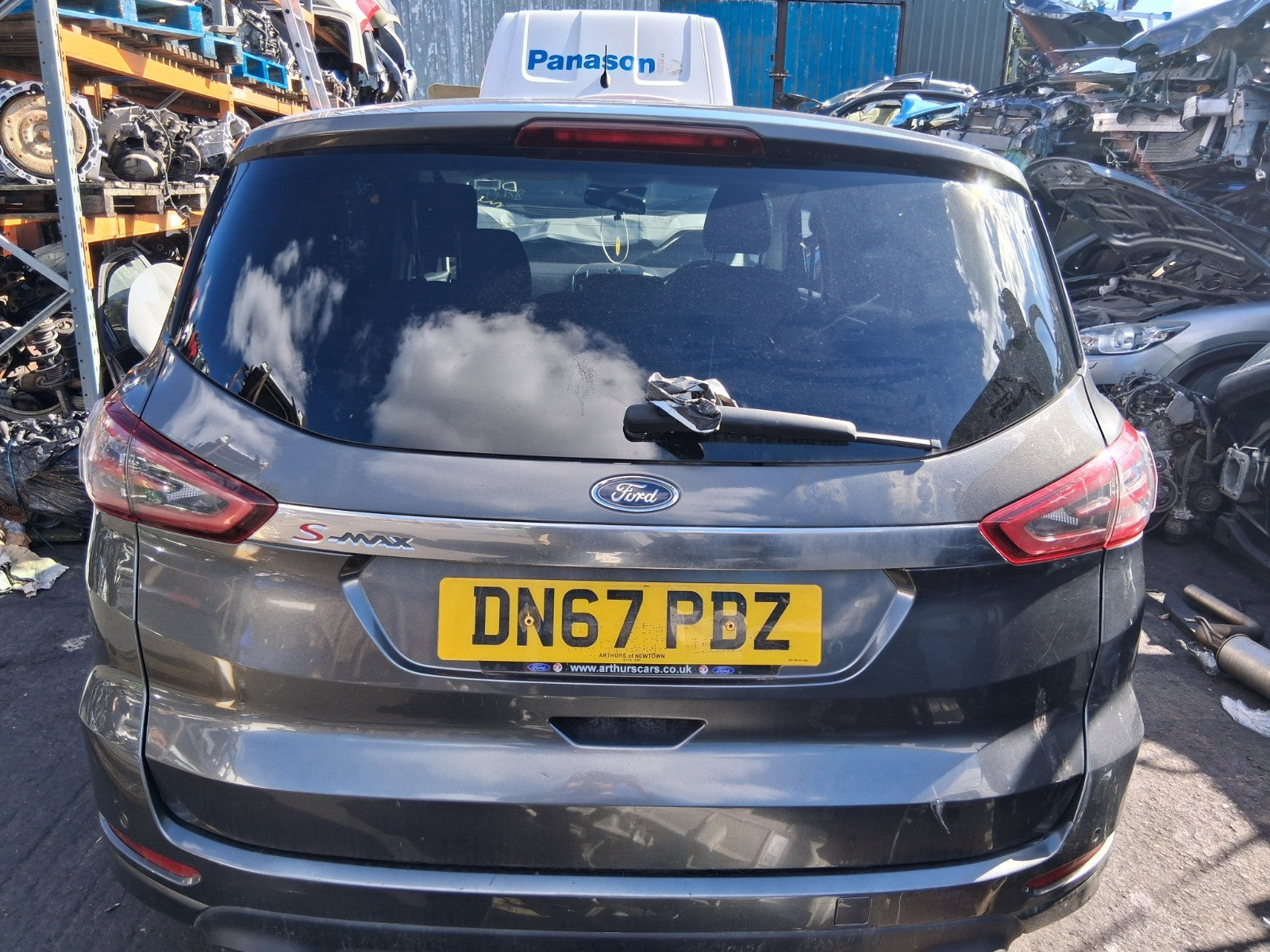 2017 FORD S MAX MK2 REAR BARE TAILGATE BOOTLID GREY