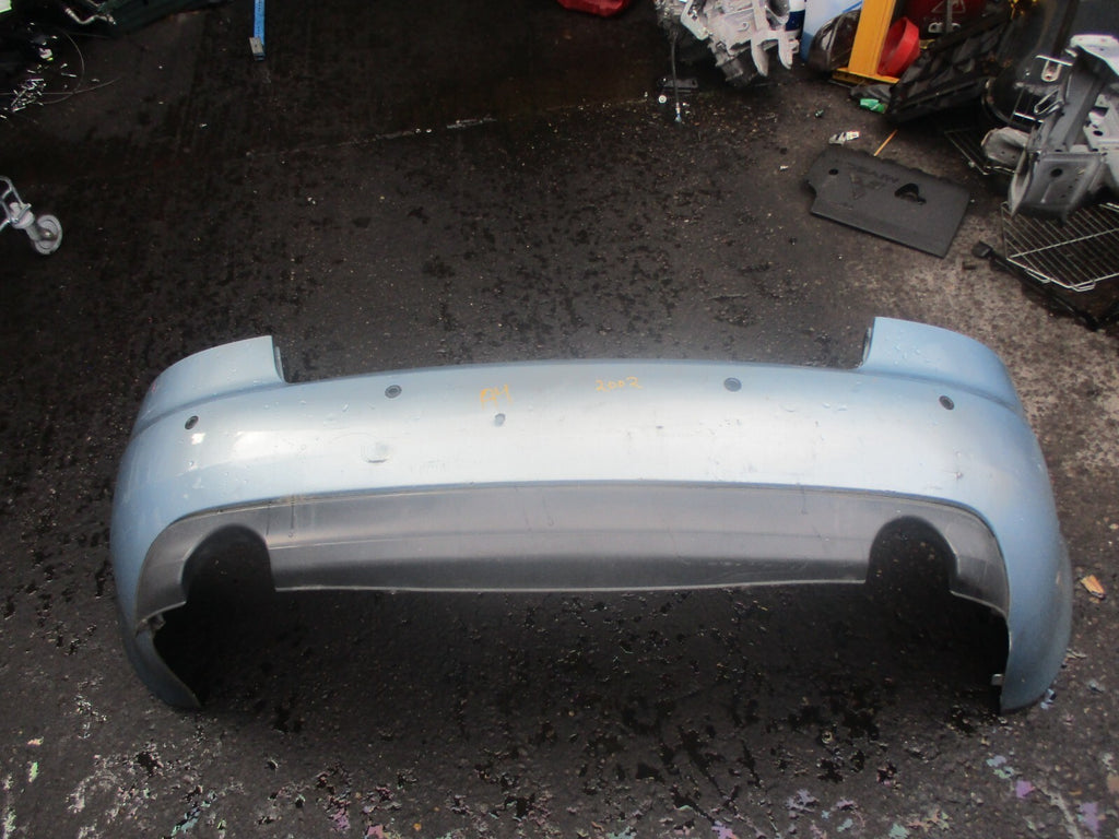 AUDI A4 B6 2002 CABRIOLET REAR COMPLETE BUMPER LIGHT BLUE