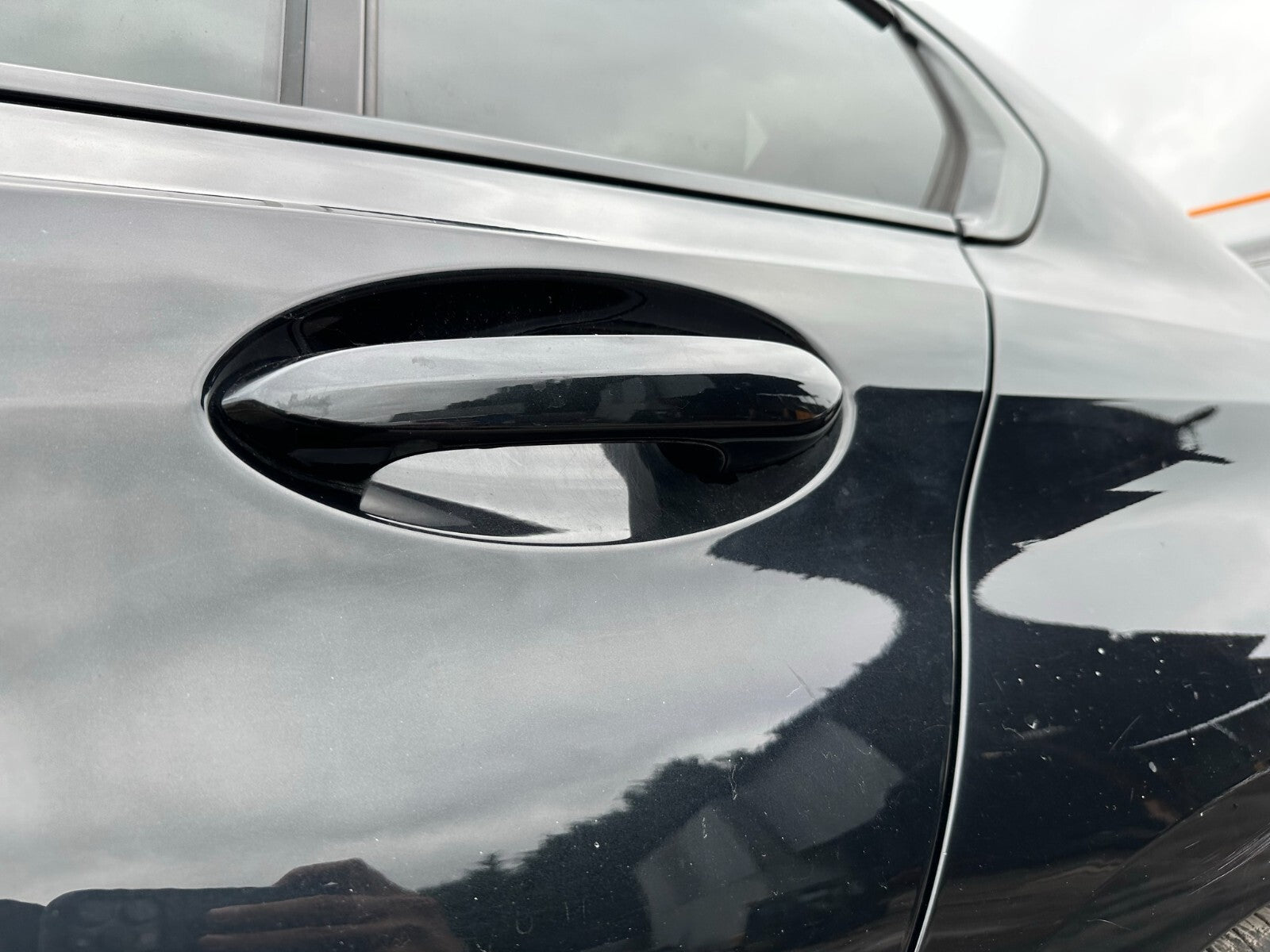 2019 BMW 3 SERIES G20 NSR PASSENGER SIDE REAR DOOR HANDLE 475 BLACK SAPPHIRE