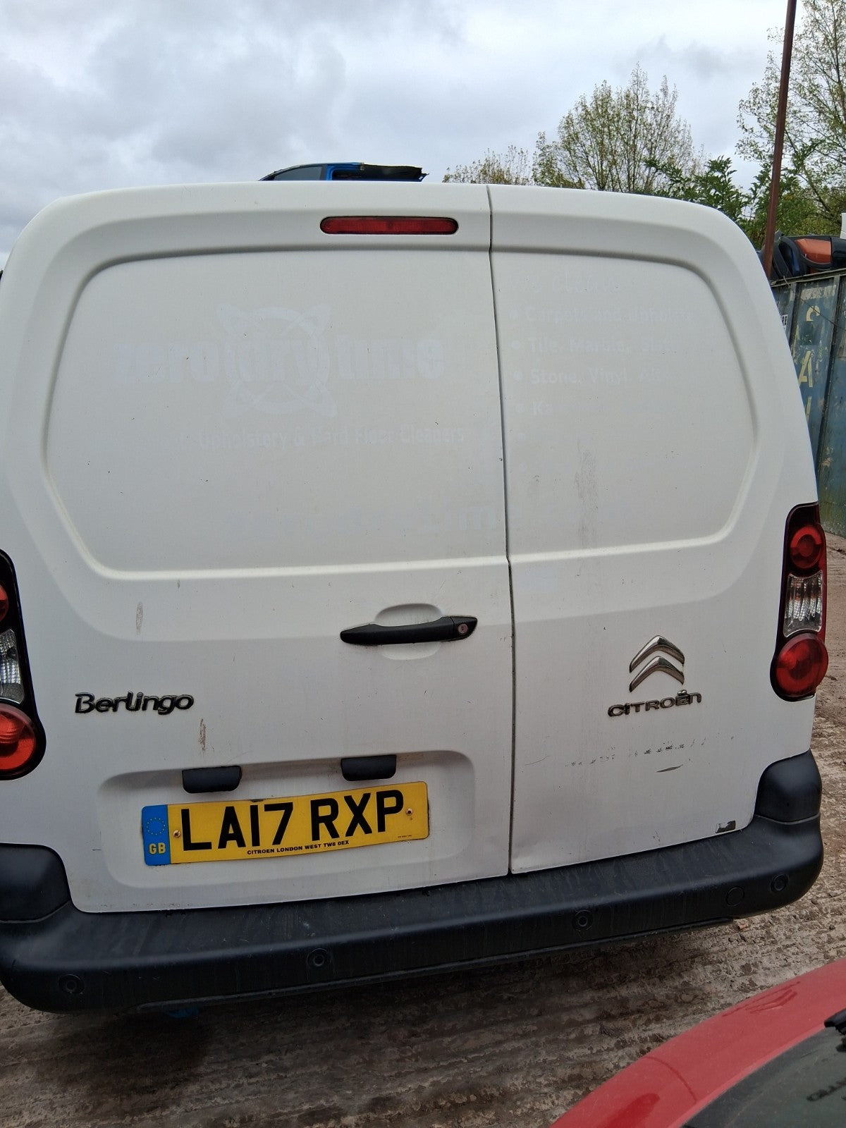 2017 CITROEN BERLINGO MK2 COMLEPTE REAR BUMPER WITH PDC SENSORS