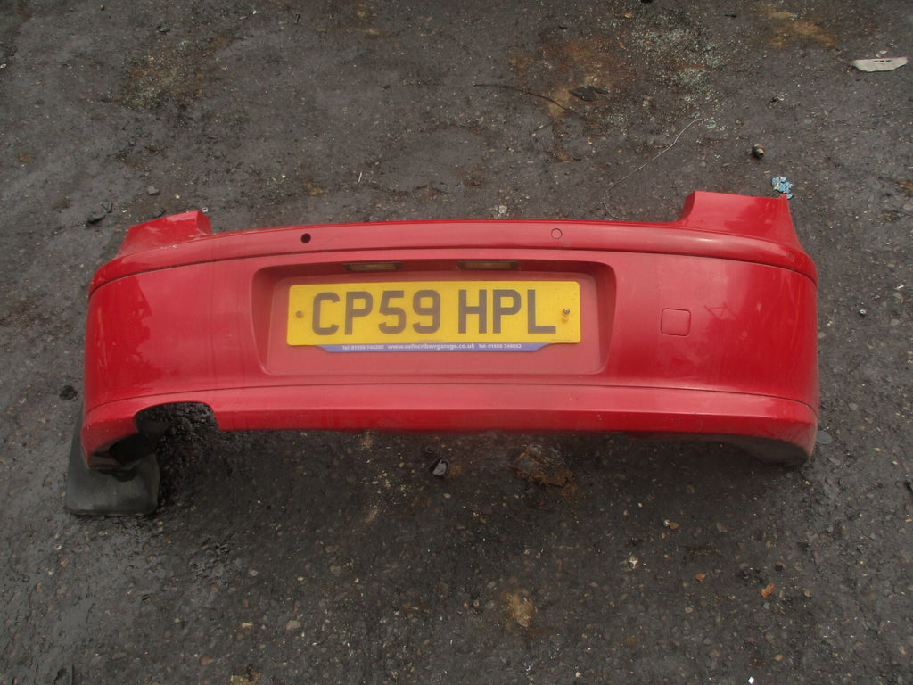 2009 BMW 1 SERIES E82 118D HATCHBACK REAR COMPLETE BUMPER & PDC SENSOR RED A61