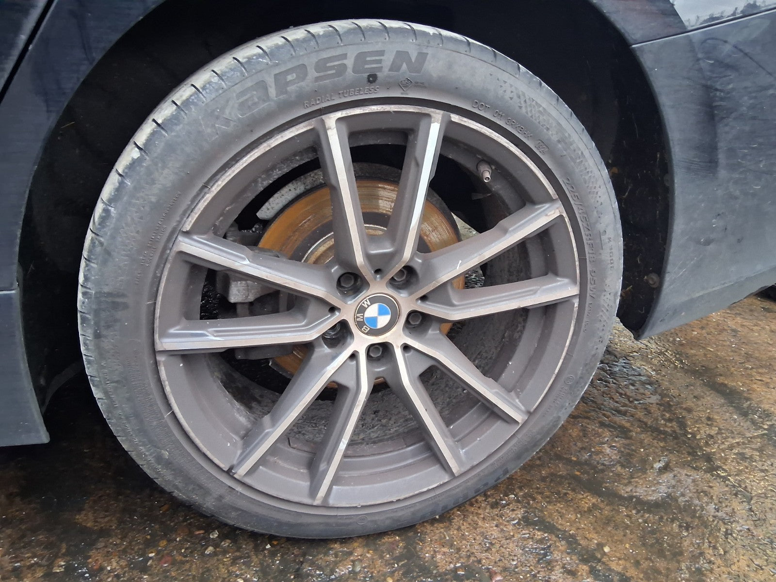 BMW 3 SERIES G20 2019 18 INCH ALLOY WHEEL WITH TYRE 225/45ZR18 REF 4