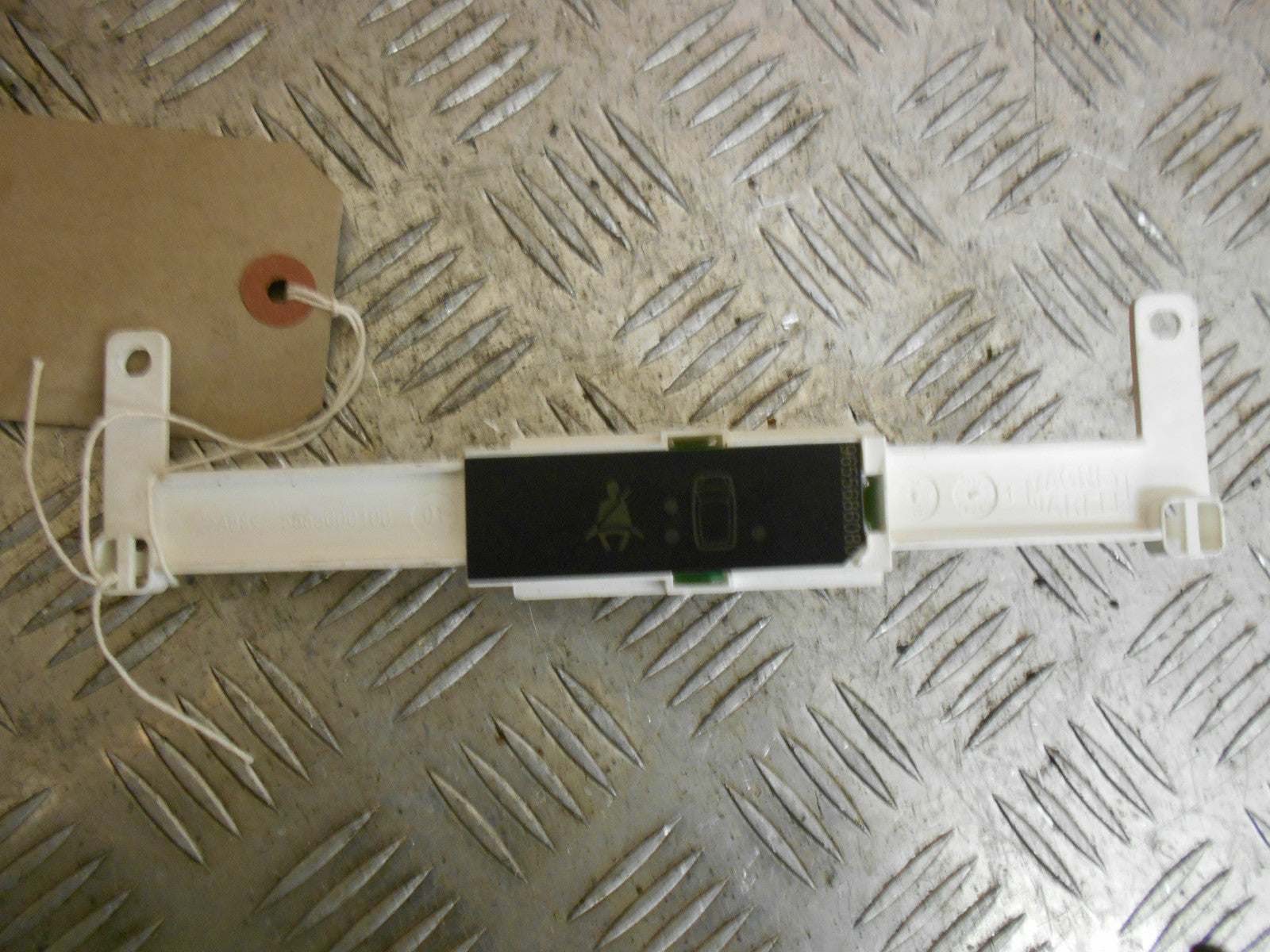 PEUGEOT 1007 2005 SEAT BELT DOOR OPEN WARNING LIGHT UNIT 9655686080