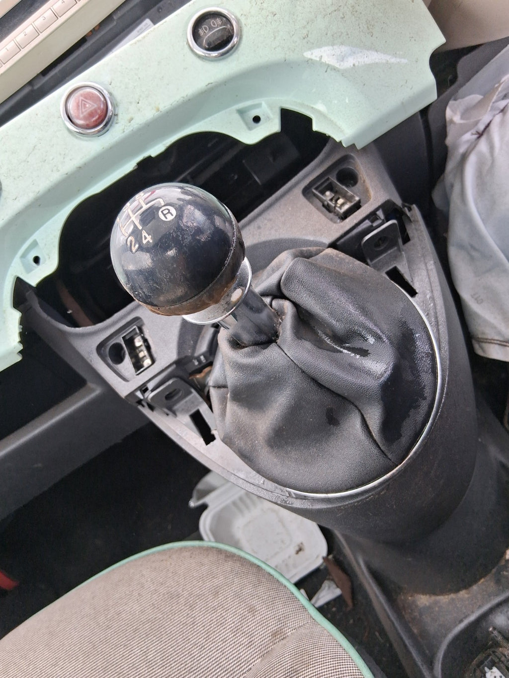 2015 FIAT 500 LOUNGE MK1 MANUAL GEAR STICK GEAR SHIFTER GEAR LEVER