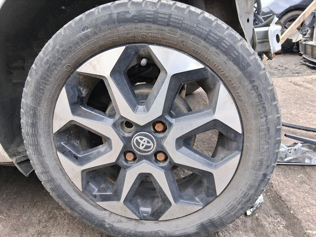 2020 TOYOTA AYGO MK2 15 INCH 4 x ALLOY WHEEL SET WITH TYRE 165/60R15