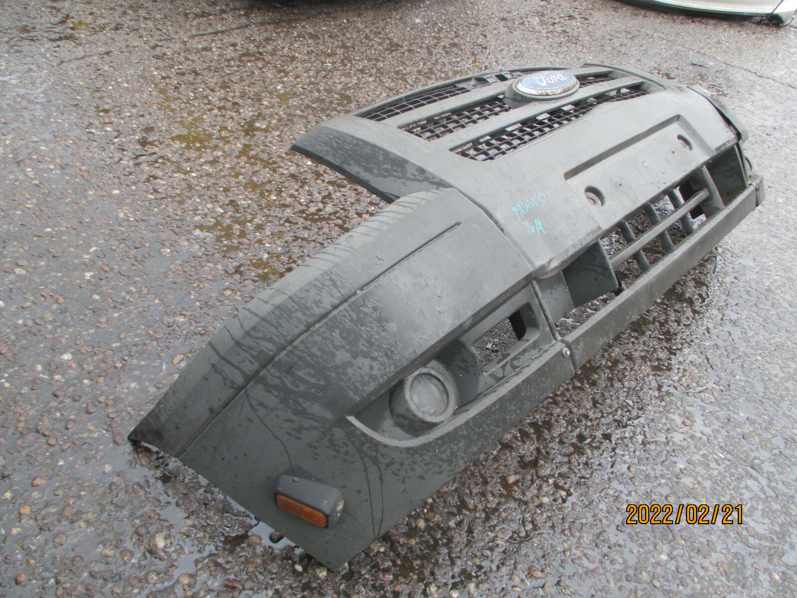 FORD TRANSIT MK7 2012 FRONT COMPLETE BUMPER BADGE GRILL PLASTIC