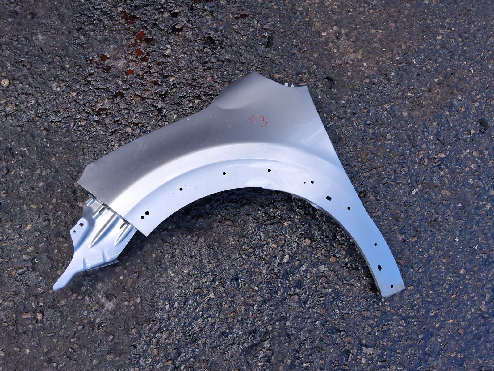 2021 CITROEN C3 MK3 NSF PASSENGER SIDE FRONT WING PANEL CUMULUS GREY MET KCA