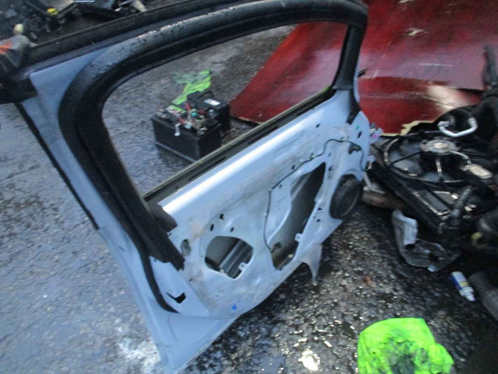 VAUXHALL ASTRA J 2012 NSF PASSENGER SIDE FRONT BARE DOOR SEASHELL METALLIC Z187