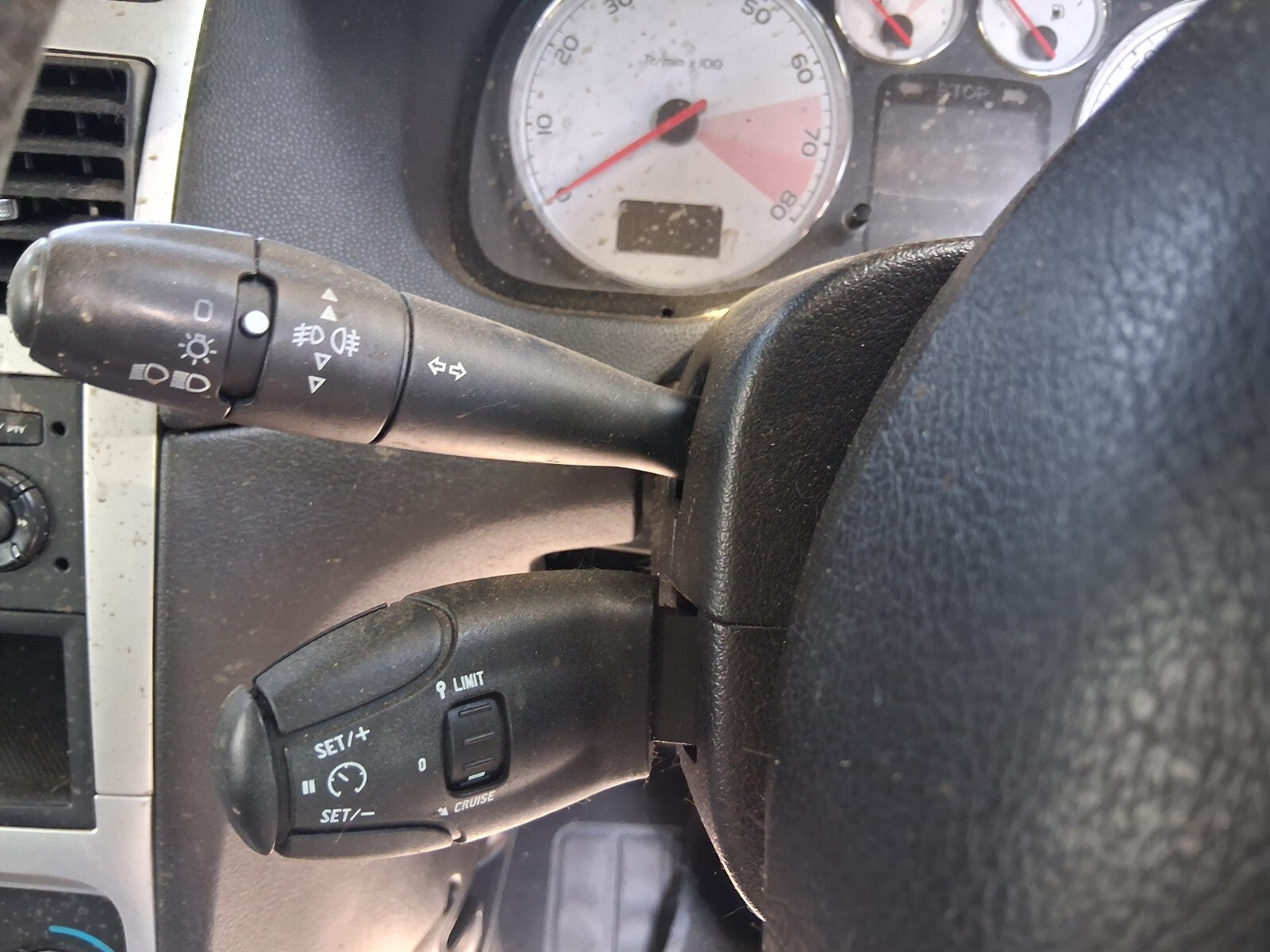 2006 PEUGEOT 307 INDICATOR WIPER COMBINATION SWITCH STALK SQUIB RING