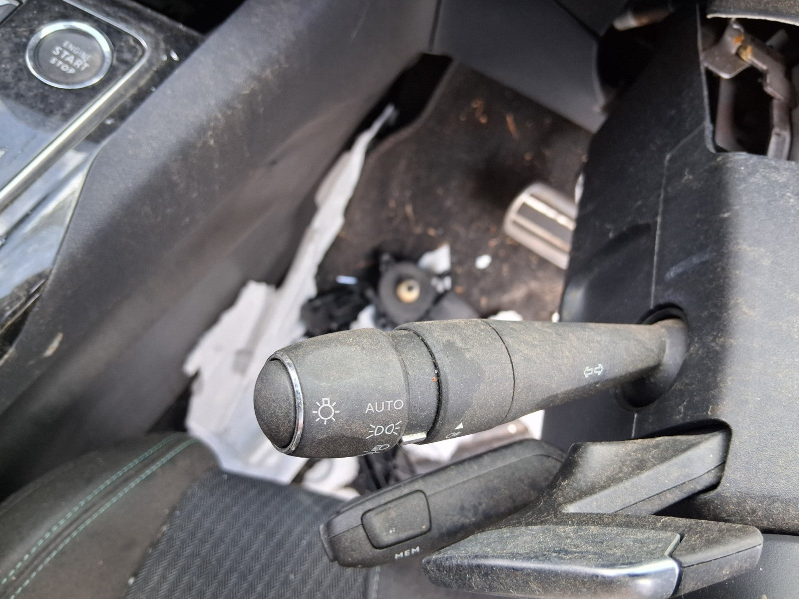 2023 PEUGEOT 5008 MK2 INDICATOR WIPER CRUISE COMBINATION SWITCH STALK SQUIB