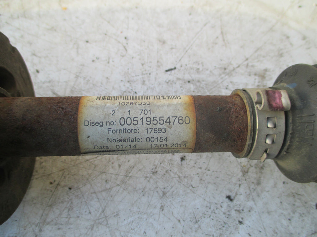 FIAT 500 2016 1.2 PETROL MANUAL OSF DRIVER SIDE FRONT DRIVESHAFT 00519554760