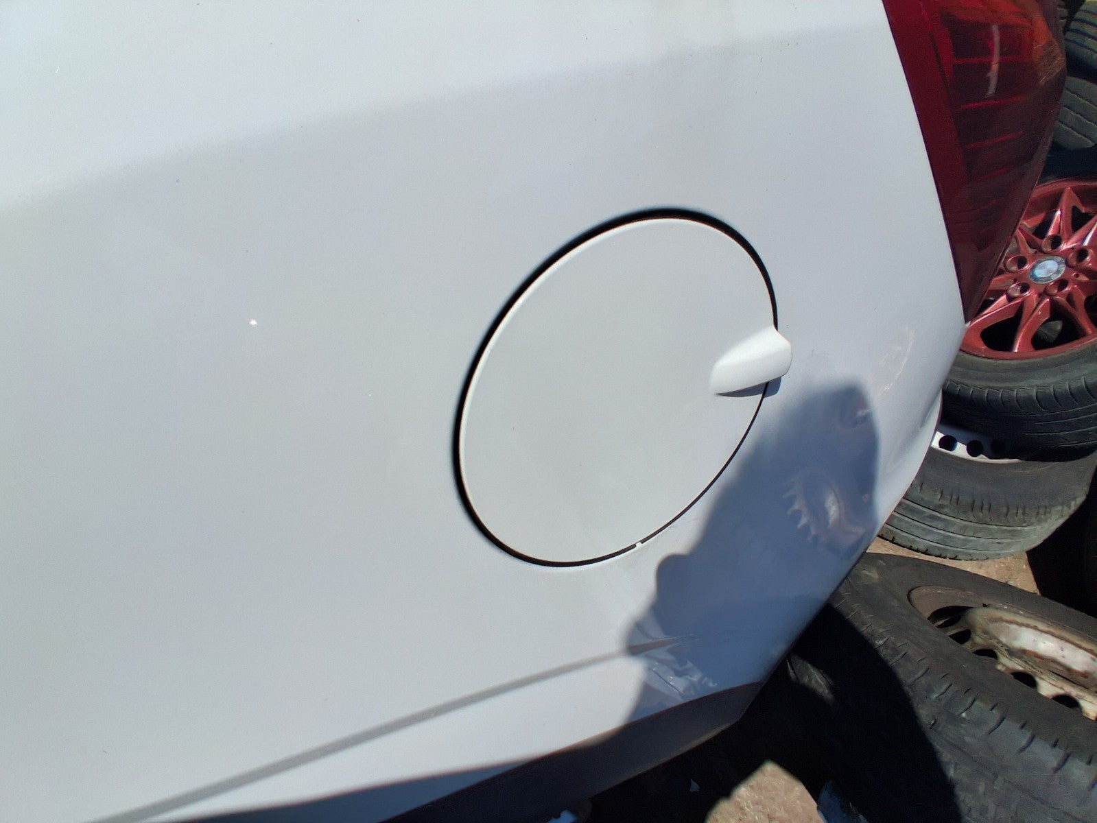 2015 VAUXHALL ANTARA MK1 FUEL FILLER FLAP WHITE