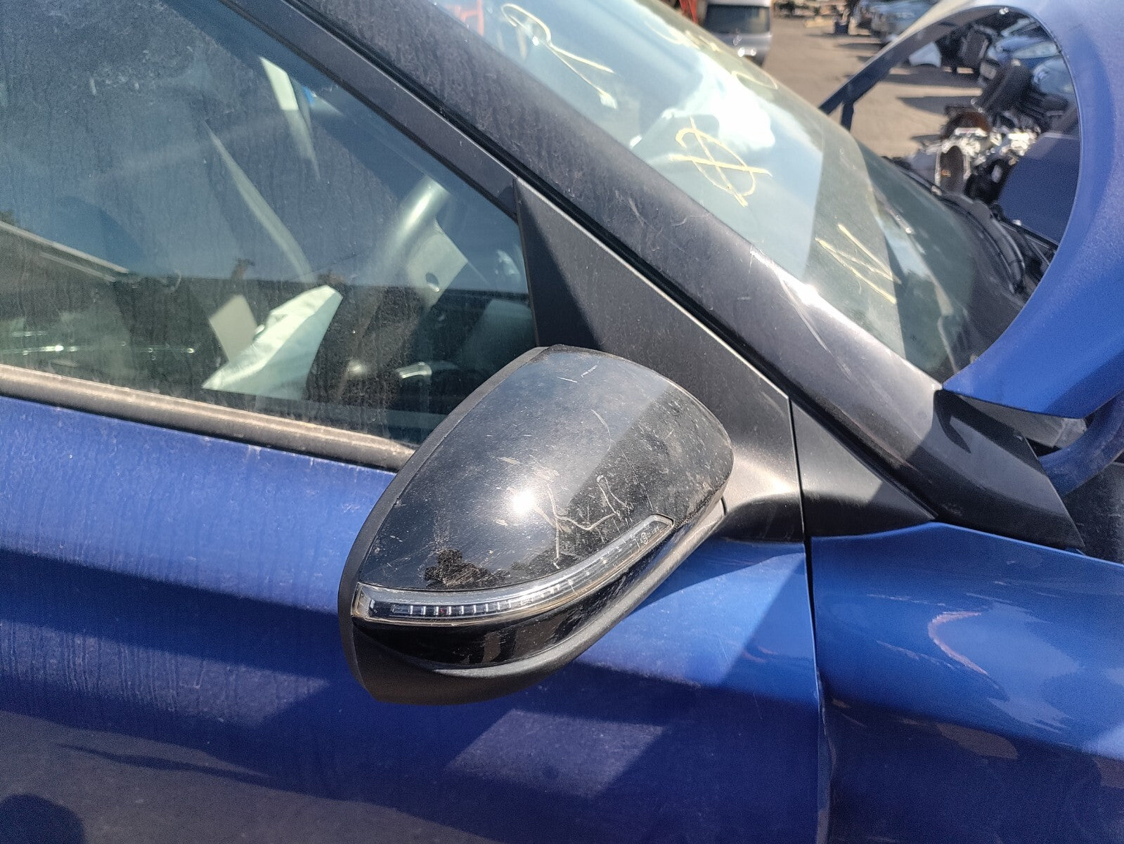 2019 HYUNDAI I20 MK2 FACELIFT OSF DRIVER SIDE RIGHT WING MIRROR BLACK