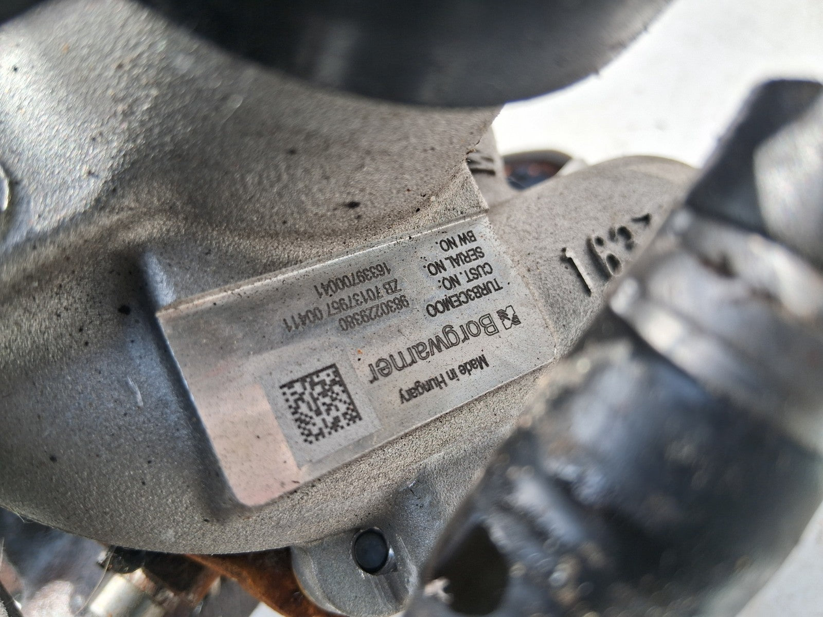 2021 CITROEN C4 MK3 1.2 PETROL TURBO CHARGER TURBOCHARGER TURBO 9830229380