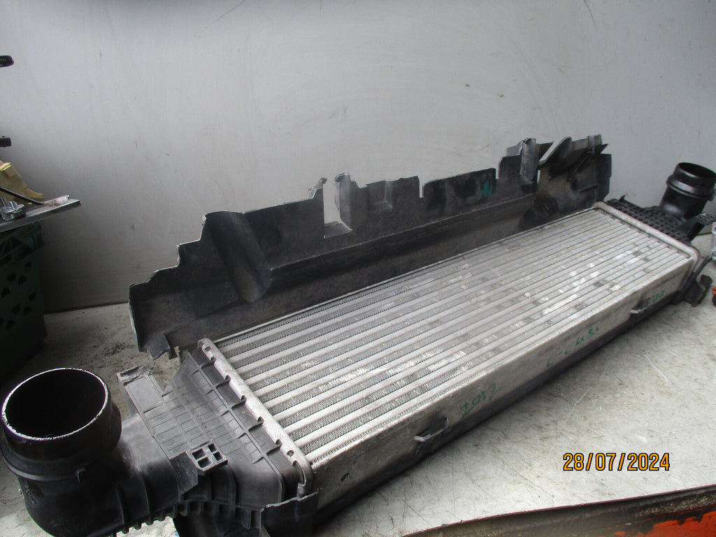 2012 MERCEDES C CLASS 2.1 DIESEL INTERCOOLER RADIATOR A204500020