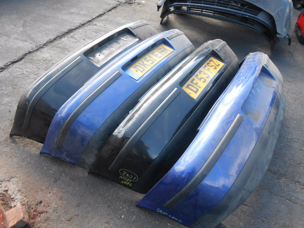1998 - 2005 SEAT LEON 1M1 (MK1) JOB LOT OF REAR BUMPERS BLUE & BLACK